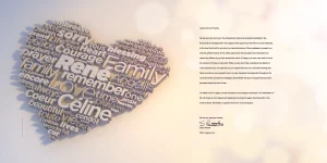 Rene Angelil Word Heart introduction Letter